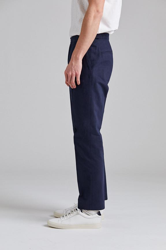 Oscar Jacobson Delon SA Evo Brushed Cotton Navy-2